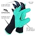 Garden Genie Gloves by Crocoin 2 pack with Fingertips Claws on each Hand, for Digging and Planting, for Right-handers & Left-handers, for Women & Men