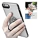 ICONFLANG for iPhone 6s / 6 Crystal Case with Ring Holder Kickstand Function, 360 Degree Rotating Ring Holder Grip Case Ultra Slim Thin Hard Cover for iPhone 6s / 6 (4.7 inches) (Clear)