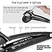 Automatic Hair Steam Curler Ceramic Curling Iron Bar Salon Professional Rotating Styling Steamer Spray Curl Spiral Machine Tool with LED Digital Display (Black)