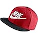 Nike Mens Futura True 2 Adjustable Snapback Hat (One Size, University Red/Black)