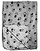 CBROSEY bogo Brands Grey Fleece Pet Blanket with Paw Print Pattern, Animal Supplies