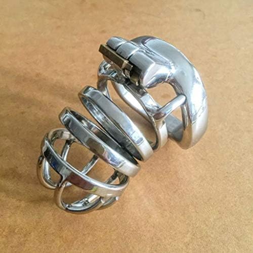 MDBLYJ Chastity with Men's Shackles and Anti-Off Rings (Size : 50mm)