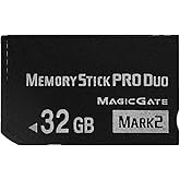 Original 32GB Memory Stick pro Duo (Mark2) for PSP1000 2000 3000 ，Camera MemoryCard