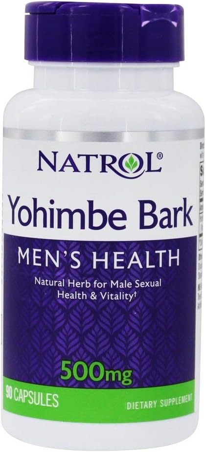 Yohimbe Bark - 500 mg, 90 Capsules: Health & Personal Care