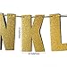 Fecedy Letters Twinkle Twinkle Little Star Glittery Gold Garland for birthday party,baby shower party (Gold)