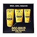 Bee Bald Premium Gift Set for Bald Men, Perfect to Combine with Head Shavers for Bald Men Gift - Includes Bald Head After Shave, Moisturizer, and Cleanser (3 Piece Kit)