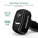 RAVPower USB C PD Car Charger, 45W Type C Power Delivery Car Adapter Compatible MacBook, Pixel, iPhone Xs XR X 8 8 Plus, iSmart 2.0 Compatible Galaxy S9 S8, Note, Edge, iPad Pro Air Mini and More