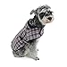 Speedy Pet Dog Rain Poncho Coat Jacket Puppy Waterproof Coat Dog Plaid Raincoat Outdoor Apparel Clothes