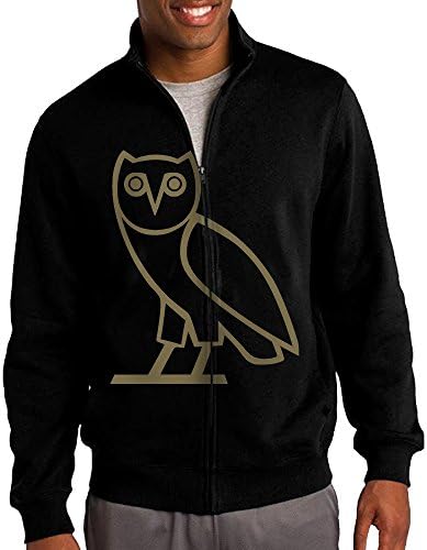 Drake Gold OVOXO Men Pullover Hoodies Stand Collar