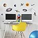 RoomMates RMK1003SCS Space Travel Peel and Stick Wall Decals
