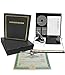 Corpkit Customized Thriftkit Corporate Kit with Printed Minutes & Bylaws/Operating agreement, Black Binder, Slipcase, Corporate Seal, Certificates with Stubs-(Corporation)