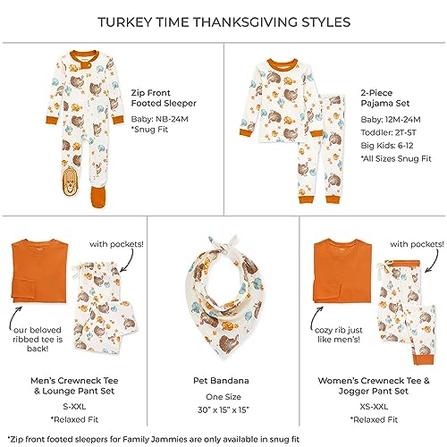 Burt's Bees Baby Family Jammies Matching Holiday Organic Cotton Pajamas