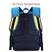 Kids Backpack for Elementary or Middle School Boys and Girls (Blue with Reflector)