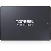 TOPESEL SATA III SSD 2.5", 256GB ssd up to 500MB/s Internal Solid State Drives, for Laptop, Tablet, Desktop, PC