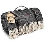 Komorebi Large Outdoor Waterproof Picnic Blanket (78″x59″) Perfect for Family, Park, Camping, Hiking, Festivals, Beach, Lake, Stadium, Gift, Adult, Children