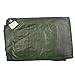 Tarp Heavy Duty Waterproof Hanjet Camping Car Pool Shade 9-mil Thick Poly Tarp Army Green