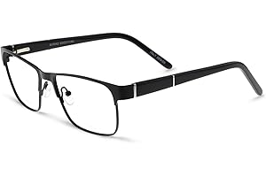 OCCI CHIARI Blue Light Blocking Glasses for Men Metal Frame Eyeglasses Men's Computer Glasses Clear Lense