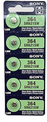Amazon Com Sony 364 Sr621sw Button Cell Battery Pack Of Batteries Home Improvement