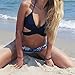 GAOGE Womens Push up Padded Bikini Tie Side Swimwear Bathing Suit Set Tow Piece