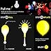 GIGALUMI 30 Pack LED Light Up Balloons, Premium Mixed-Colors Flashing Party Lights Lasts 12-24 Hours, Ideal for Parties, Birthdays and Wedding Decorations, Fillable with Helium, Air