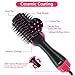 NEXT BEAUTY Hot Air Brush, Hair Dryer Brush, One Step Hair Dryer & Volumizer, 3 in 1 Blow Dryer Brush with Smooth Frizz and Ionic Technology-One Step Hair Dryer & Styler and Hair Straightener