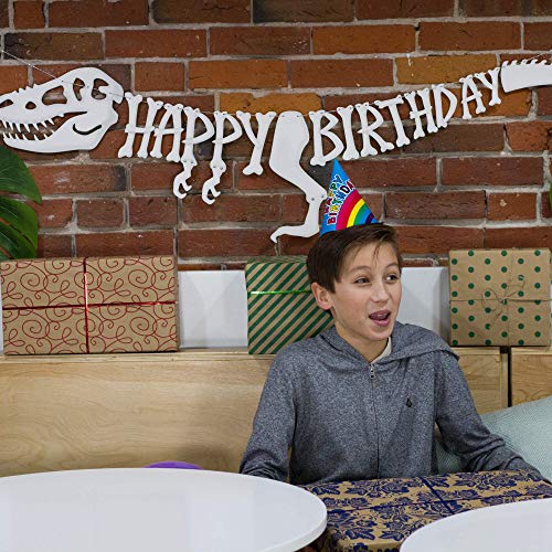 5 Dinosaur+Happy+Birthday+Banner+Pre+assembled