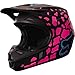 Fox Racing Grav Youth V1 Motocross Motorcycle Helmet - Black/Pink / Small
