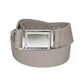 CTM Kids' Elastic Adjustable Belt with Magnetic Buckle (Pack of 3), Khaki