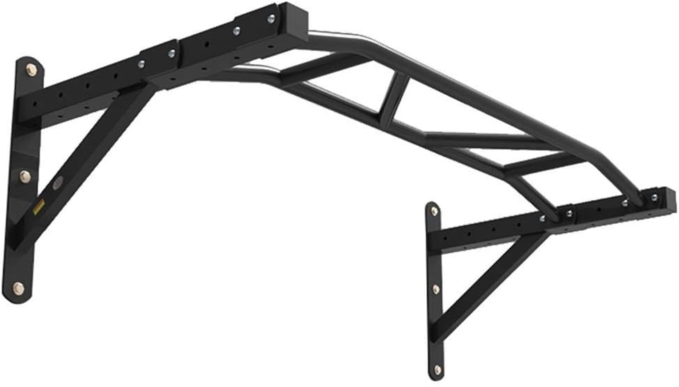 BZLLW Wall Mounted Pullup Bar - for Home or Garage Gyms Straight Bar or Multi-Grip Arch - Ideal for Pull-ups,Cross-Training,and Gymnastics Ring Stations