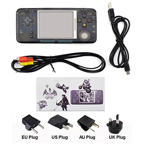 REFURBISHHOUSE Retro Handheld Game Console 3.0 Inch Console Built-in 1150 Different Games Support for NEOGEO/GBC/FC/CP1/CP2/GB/GBA Gifts for Kids(Black) - Thumbnail 4