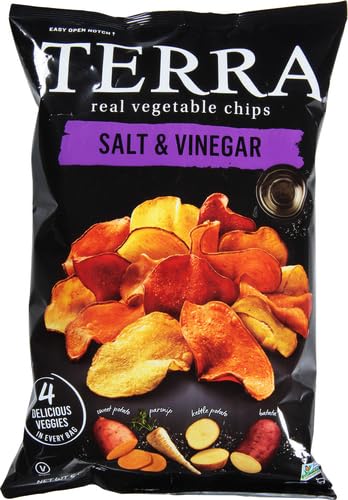 TERRA VEGETABLE CHIPS, SEA SALT AND VINEGAR, 5 OZ