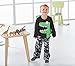 Gerber Graduates Baby Boys' Toddler 2 Pack Long Sleeve Tops, Dye Dino/Grey/Black Stripe, 4T