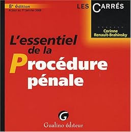L' essentiel de la procédure pénale