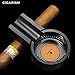 NEW COHIBA Black Mini Aluminium Alloy Cigar Cigarette Travel Ashtray Holder