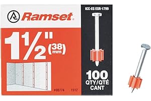 Ramset 1512 1-1/2" .300 Head Diameter Drive Pin 100 per Box
