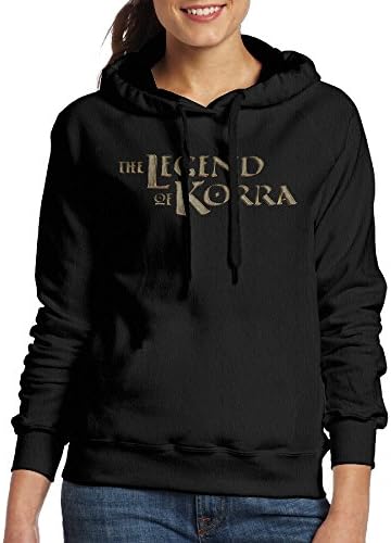 DETO Women's The Legend Of Korra Hoodies Black Size XL
