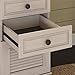 Bush Furniture Kathy Ireland Home Volcano Dusk Desk with 3 Drawer Pedestal, 51W, Driftwood Dreams
