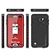 Galaxy Note 5 Waterproof Case, Punkcase StudStar Red Samsung Galaxy Note 5 Thin Fit 6.6ft Underwater IP68 Shockproof Dirtproof Snowproof Case