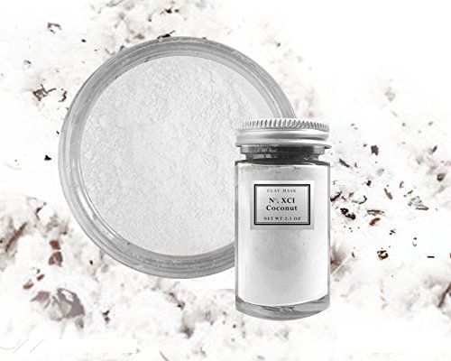BIOS Apothecary Clay Mask- Coconut (2.3 oz ) - All Natural - For Sensitive Skin Types- Unclog Pores and Draw Toxins