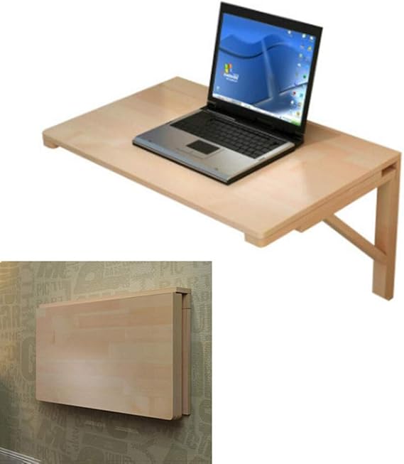 YUDIAN Mesa Plegable para computadora montada en la Pared, Escritorio