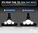 Brightest 4 Modes 3 Cree LED XM-L2 T6 9000 Lumens Headlight Rechargeable Headlamp Waterproof Head Torch Flashlight for Riding Fishing Hunting Travel
