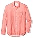 28 Palms Men's Relaxed-Fit Long-Sleeve 100% Linen Shirt