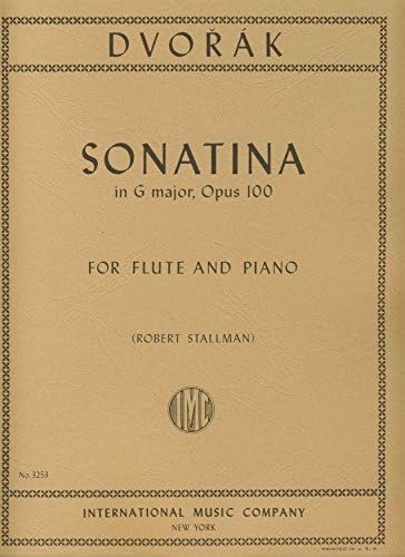 DVORAK - Sonatina Op.100 en Sol Mayor para Flauta y Piano (Stallman)
