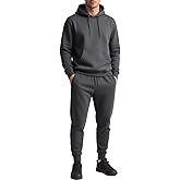 LUYIJIESHENG Men's Tracksuits 2 Piece Hoodie and Sweatpants Set Fleece Sweatsuits Casual Athletic Jogging Suit for Men