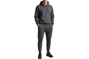 Men's Tracksuits 2 Piece Hoodie and Sweatpants Set Fleece Sweatsuits Casual Athletic Jogging Suit for Men