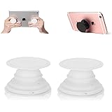 ULBRE Universal Phone Finger Grip 360&iexcl;&atilde; Magnetic Car Dash Holder Stand Mount Ring for iPhone 6S/6 Plus/5S/5C, Galaxy Note 4/3, Galaxy S6/ S6 Edge/5/4,iphone 7/ iphone SE (2PC White)