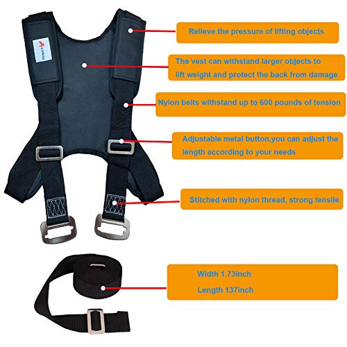 Furniture Moving Strap Sofa Mattress Refrigerator Appliance Carrying Strap Heavy Weights 2