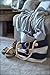 Moskus Gear Beach Bag With Inner Zipper Pocket (Medium, White Blue Stripes)