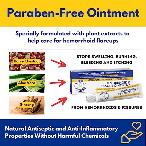 Doctor Butler’s Hemorrhoid & Fissure Ointment Hemorrhoid Treatment