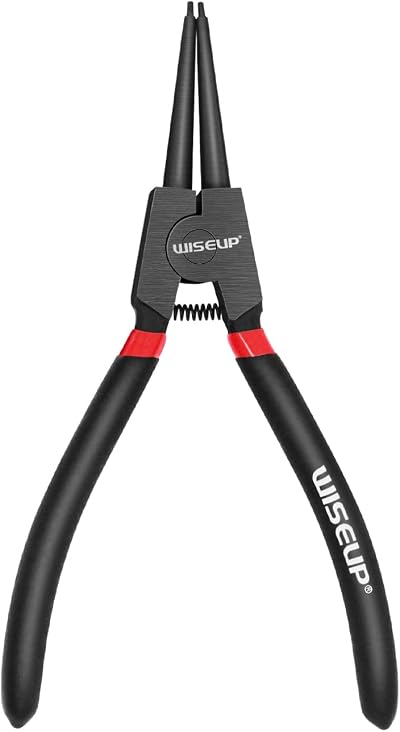 WISEUP Circlip Pliers 170mm Internal Straight Tip Pliers 1.5mm Tip